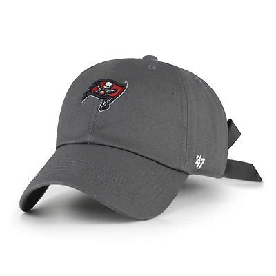 Women's '47 Graphite Tampa Bay Buccaneers  Bow Back Clean Up Adjustable Hat