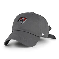 Women's '47 Graphite Tampa Bay Buccaneers  Bow Back Clean Up Adjustable Hat