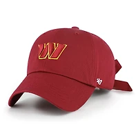 Women's '47 Burgundy Washington Commanders  Bow Back Clean Up Adjustable Hat