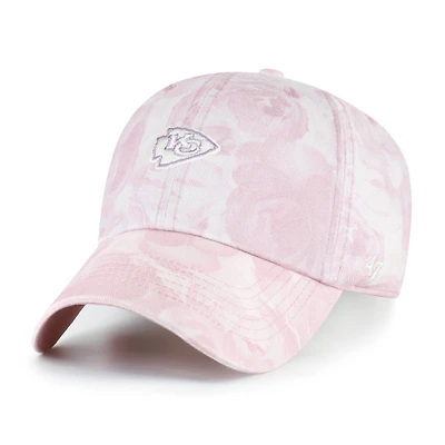 Women's '47 Pink Kansas City Chiefs  Gardenia Clean Up Adjustable Hat