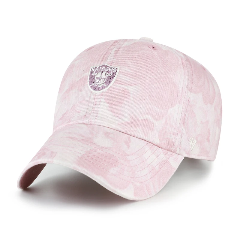 Women's '47 Pink Las Vegas Raiders Gardenia Clean Up Adjustable Hat