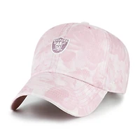 Women's '47 Pink Las Vegas Raiders  Gardenia Clean Up Adjustable Hat