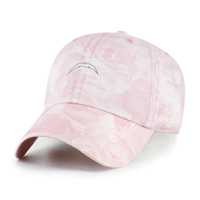 Women's '47 Pink Los Angeles Chargers  Gardenia Clean Up Adjustable Hat