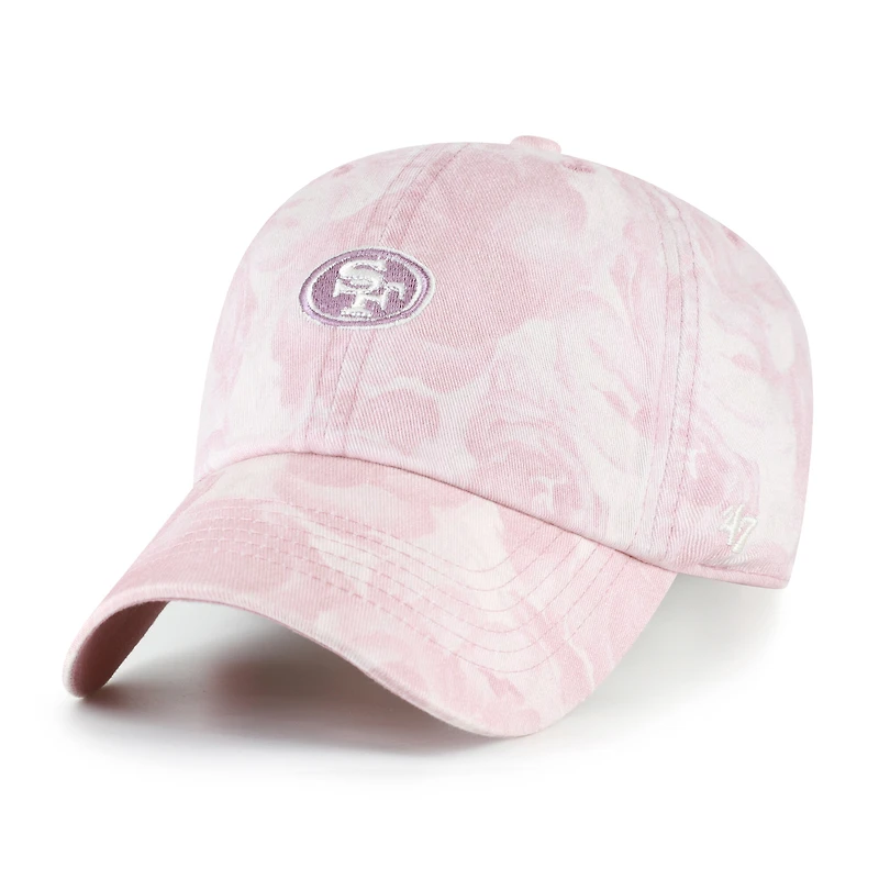 Women's '47 Pink San Francisco 49ers Gardenia Clean Up Adjustable Hat