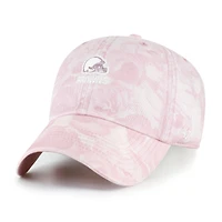 Women's '47 Pink Cleveland Browns  Gardenia Clean Up Adjustable Hat