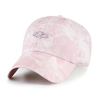 Women's '47 Pink Baltimore Ravens  Gardenia Clean Up Adjustable Hat