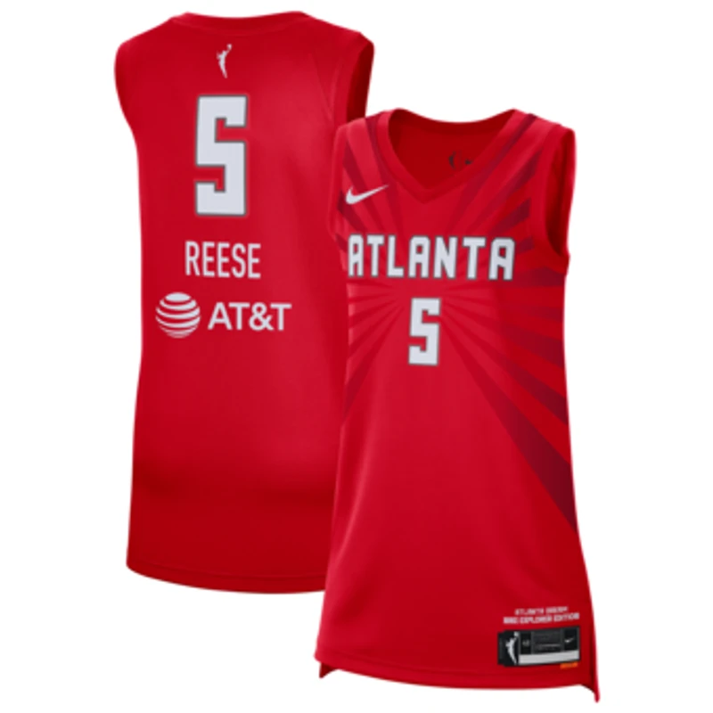 Unisex Nike Angel Reese Red Atlanta Dream Victory Jersey - Explorer Edition