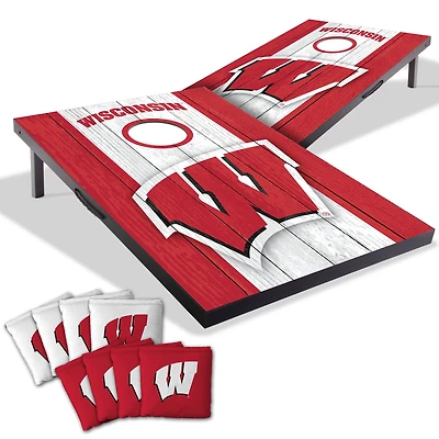 IDNA Wisconsin Badgers 2' x 3' Cornhole Game with Bags