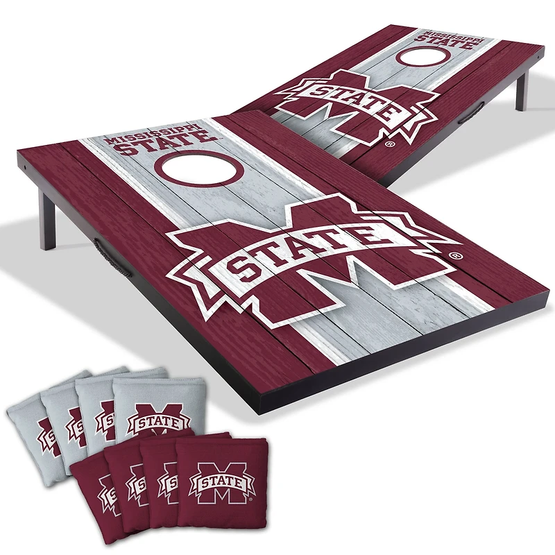 IDNA Mississippi State Bulldogs 2' x 3' Cornhole Game with Bags