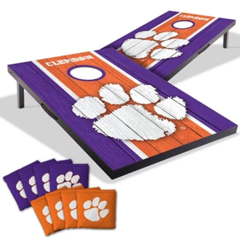 IDNA Clemson Tigers 2' x 3' Cornhole Game with Bags