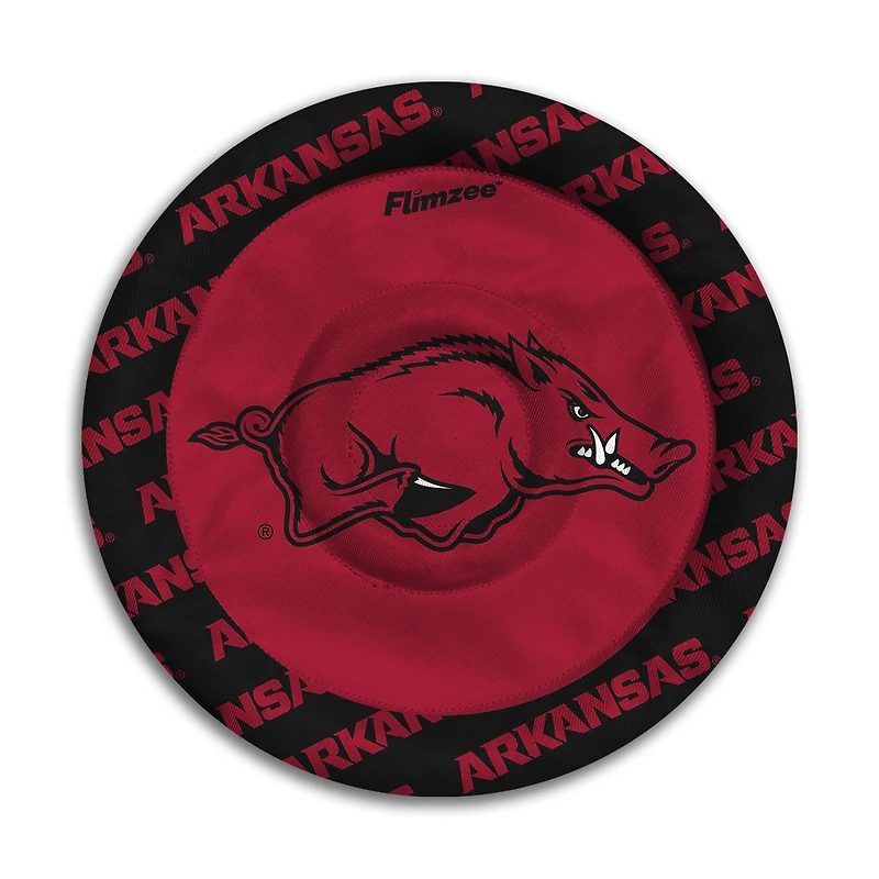 YouTheFan Arkansas Razorbacks Flimzee Bean Bag Flying Disc