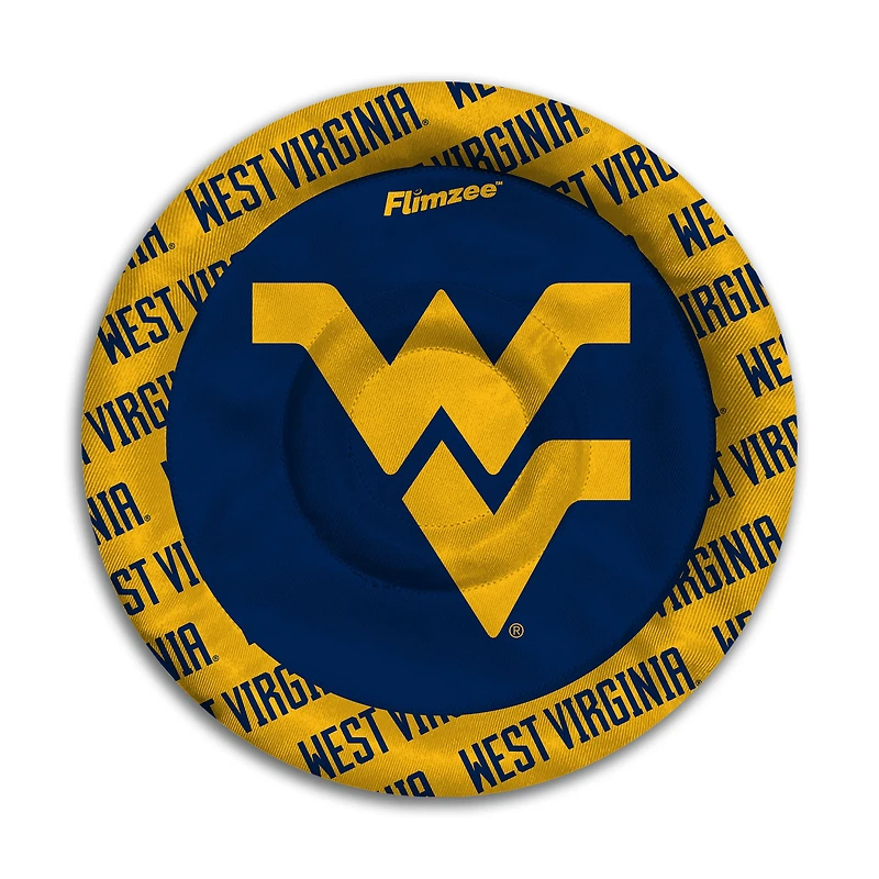 IDNA West Virginia Mountaineers Flimzee Bean Bag Flying Disc