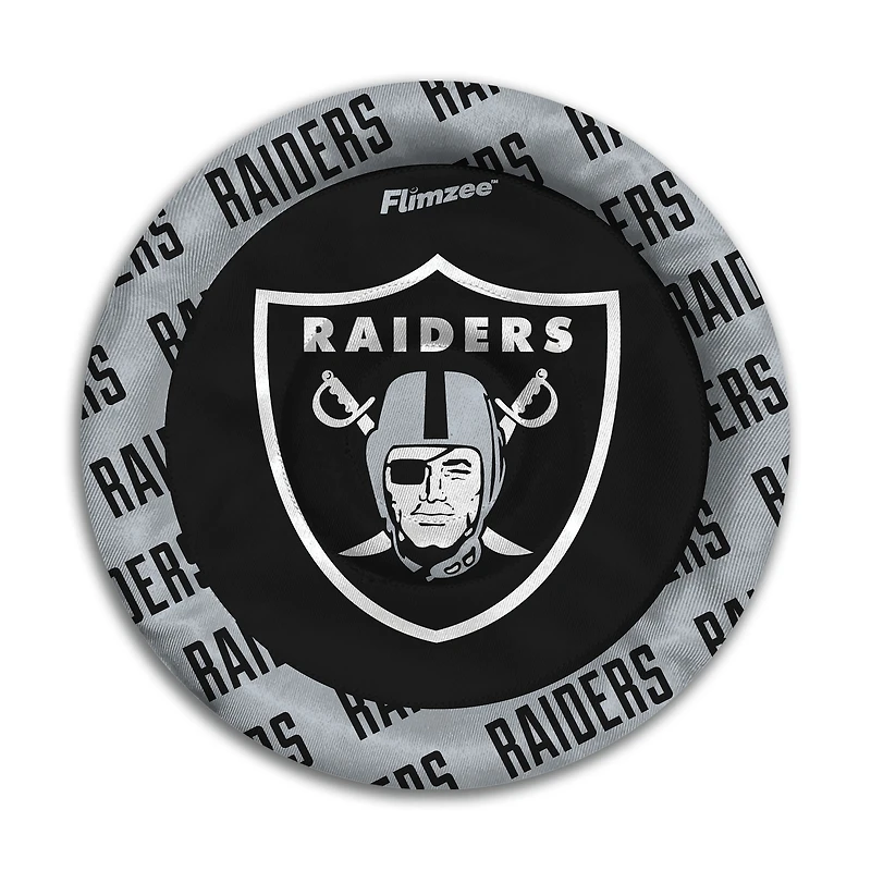 YouTheFan Las Vegas Raiders Flimzee Bean Bag Flying Disc