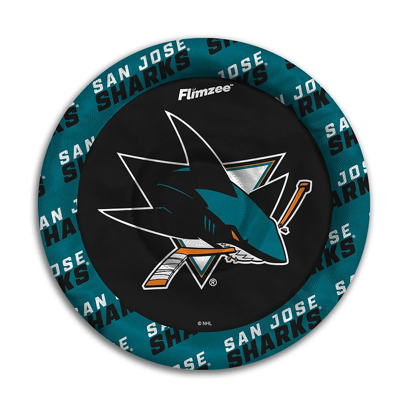 YouTheFan San Jose Sharks Flimzee Bean Bag Flying Disc
