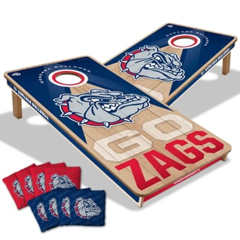IDNA Gonzaga Bulldogs 2' x 4' Slogan Series Cornhole Game with Bags