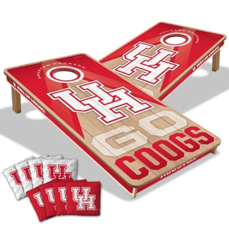 IDNA Houston Cougars 2' x 4' Slogan Series Cornhole Game with Bags