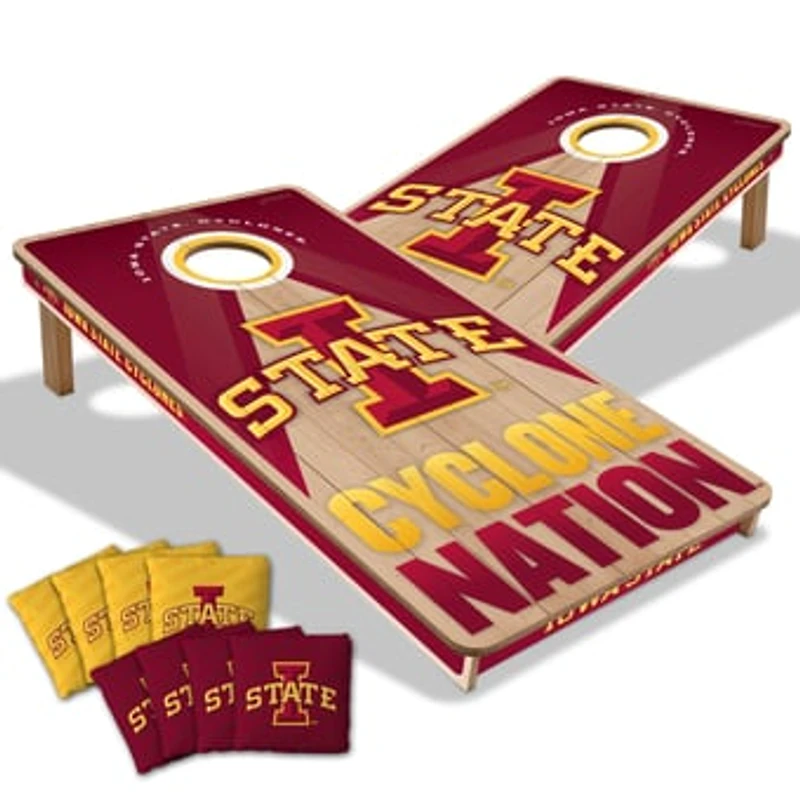 IDNA Iowa State Cyclones 2' x 4' Slogan Series Cornhole Game with Bags