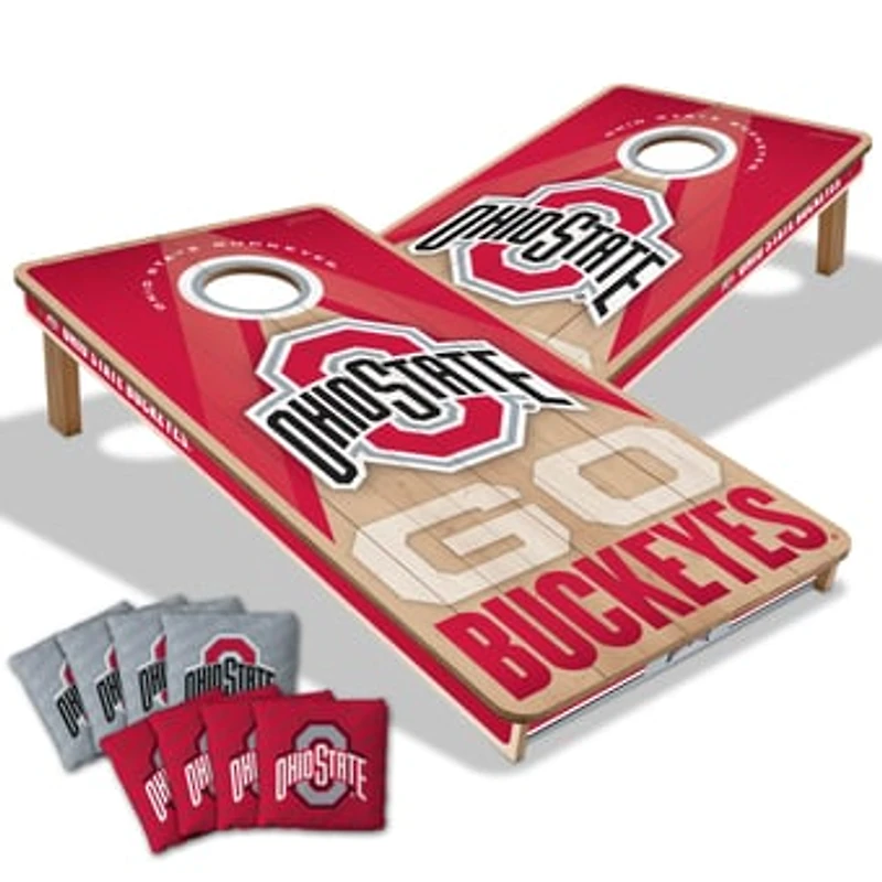 IDNA Ohio State Buckeyes 2' x 4' Slogan Series Cornhole Game with Bags
