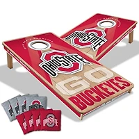 IDNA Ohio State Buckeyes 2' x 4' Slogan Series Cornhole Game with Bags
