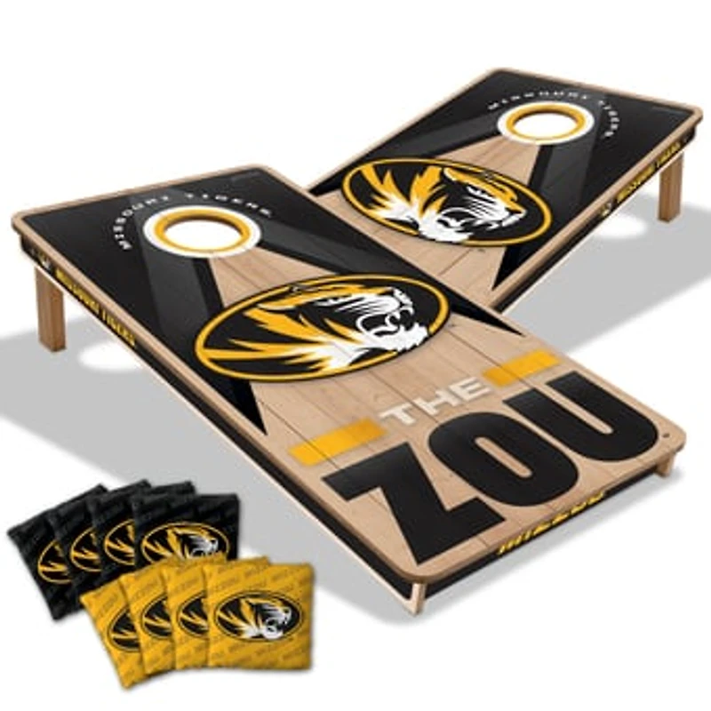 IDNA Missouri Tigers 2' x 4' Slogan Series Cornhole Game with Bags