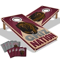 IDNA Montana Grizzlies 2' x 4' Slogan Series Cornhole Game with Bags