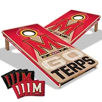IDNA Maryland Terrapins 2' x 4' Slogan Series Cornhole Game with Bags