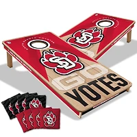 IDNA South Dakota Coyotes 2' x 4' Slogan Series Cornhole Game with Bags