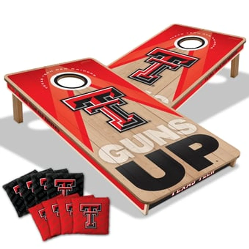 IDNA Texas Tech Red Raiders 2' x 4' Slogan Series Cornhole Game with Bags