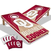 IDNA Oklahoma Sooners 2' x 4' Slogan Series Cornhole Game with Bags