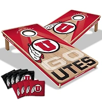 IDNA Utah Utes 2' x 4' Slogan Series Cornhole Game with Bags