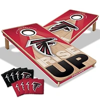 IDNA Atlanta Falcons 2' x 4' Slogan Series Cornhole Game with Bags
