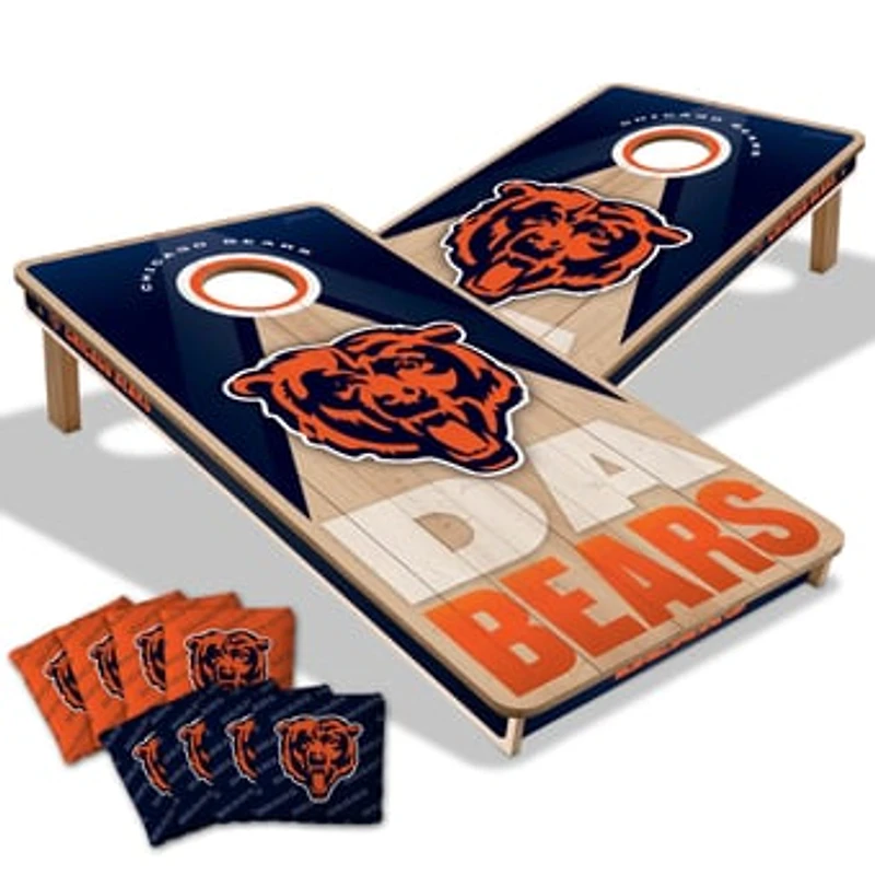 IDNA Chicago Bears 2' x 4' Slogan Series Cornhole Game with Bags