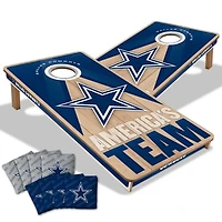 IDNA Dallas Cowboys 2' x 4' Slogan Series Cornhole Game with Bags
