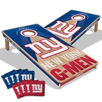 IDNA New York Giants 2' x 4' Slogan Series Cornhole Game with Bags