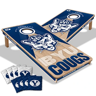 IDNA BYU Cougars 2' x 4' Slogan Series Cornhole Game with Bags