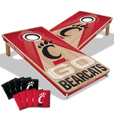 IDNA Cincinnati Bearcats 2' x 4' Slogan Series Cornhole Game with Bags