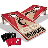 IDNA Cincinnati Bearcats 2' x 4' Slogan Series Cornhole Game with Bags