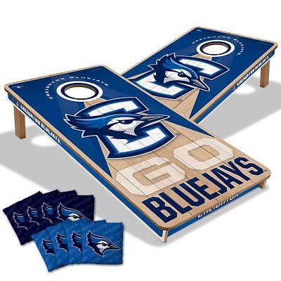 IDNA Creighton Bluejays 2' x 4' Slogan Series Cornhole Game with Bags