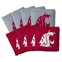 IDNA Washington State Cougars Eight-Piece Cornhole Bag Set