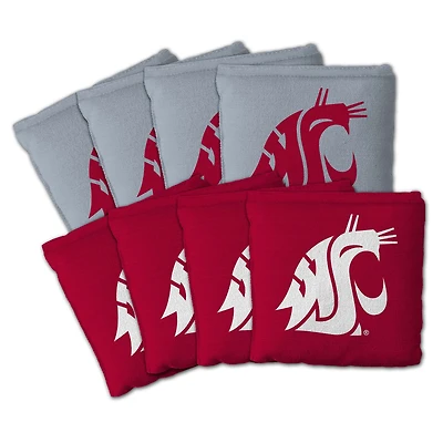 IDNA Washington State Cougars Eight-Piece Cornhole Bag Set