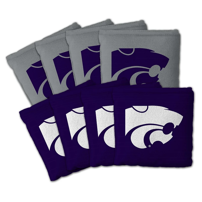 IDNA Kansas State Wildcats Eight-Piece Cornhole Bag Set