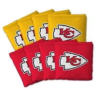 IDNA Kansas City Chiefs Eight-Piece Cornhole Bag Set