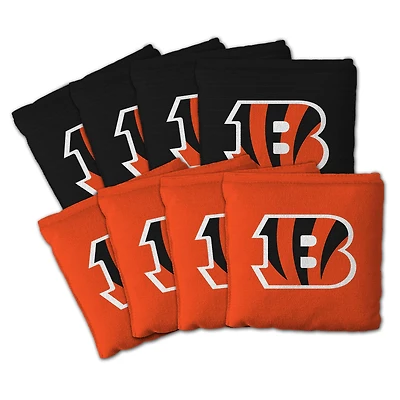 IDNA Cincinnati Bengals Eight-Piece Cornhole Bag Set