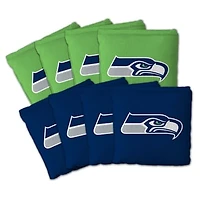 IDNA Seattle Seahawks Eight-Piece Cornhole Bag Set