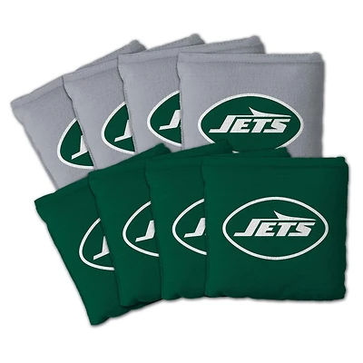 IDNA New York Jets Eight-Piece Cornhole Bag Set