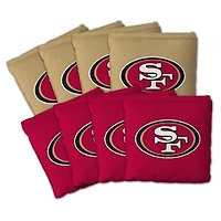 IDNA San Francisco 49ers Eight-Piece Cornhole Bag Set