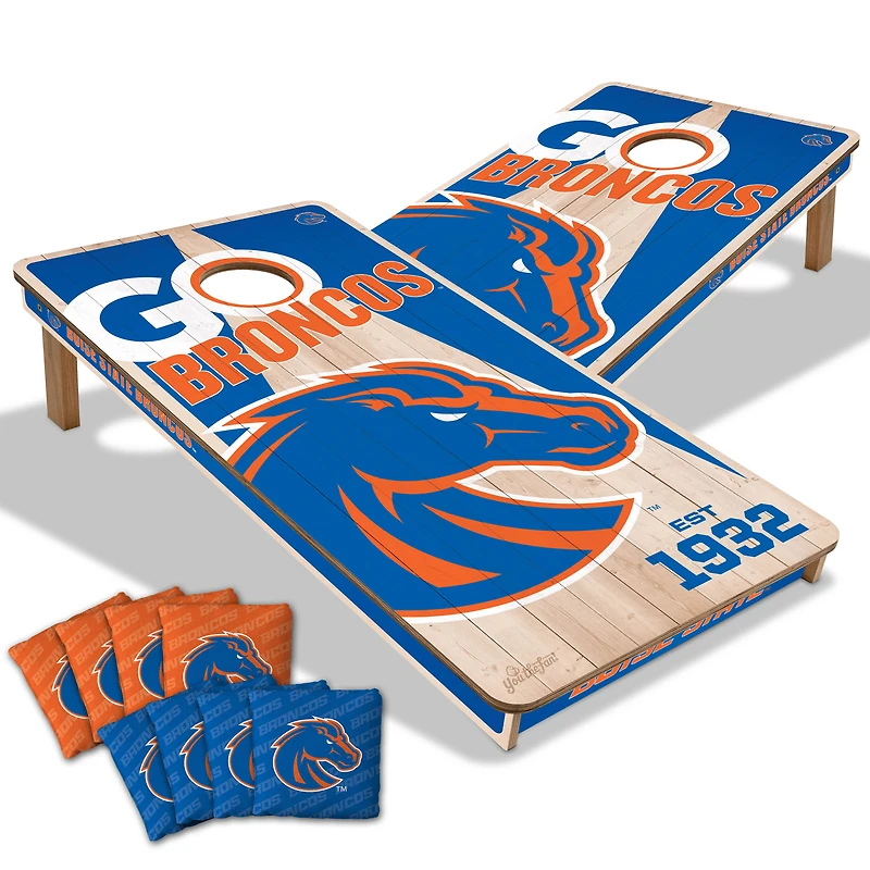 YouTheFan Boise State Broncos 2' x 4' Cornhole Game with Bags