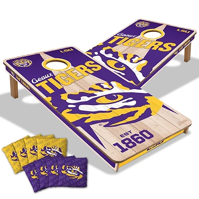 YouTheFan LSU Tigers 2' x 4' Cornhole Game with Bags