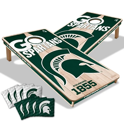 YouTheFan Michigan State Spartans 2' x 4' Cornhole Game with Bags