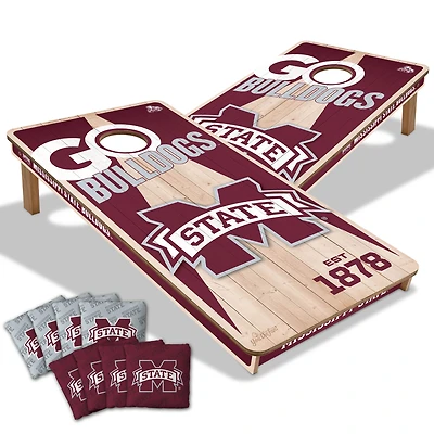 YouTheFan Mississippi State Bulldogs 2' x 4' Cornhole Game with Bags